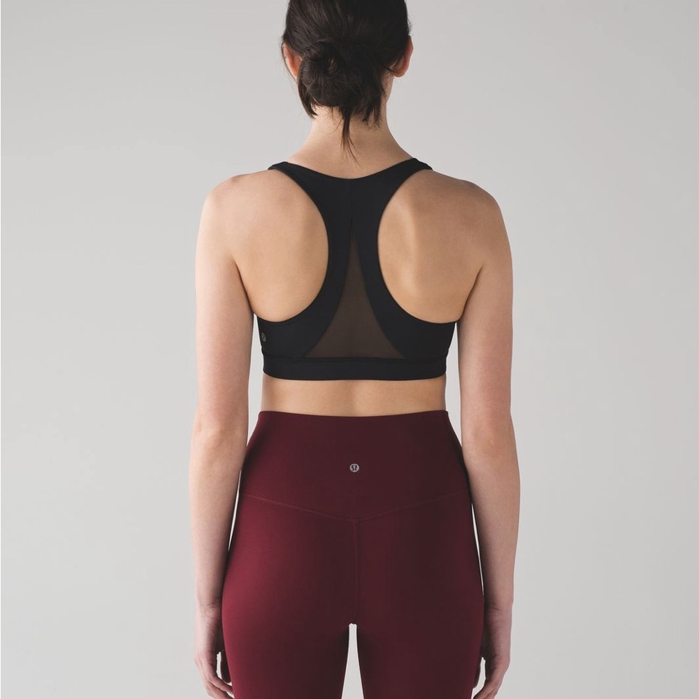 EUC Invigorate Bra Size 6 Black Lululemon